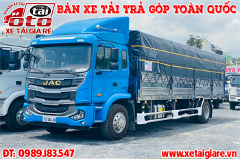 Xe Tải JAC A5 9T1 Thùng Mui Bạt Dài 8M3 | Xe Tải Jac 9 Tấn Nhập Khẩu 2021